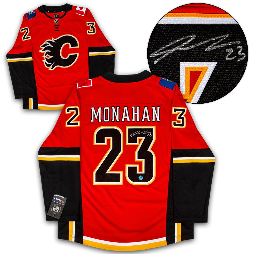AJ Sports  Lanny McDonald Autographed Calgary Flames Fanatics Jersey