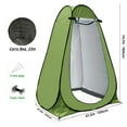 thumbnail image 2 of Pop Up Privacy Tent Shower Tent Portable Qutdoor Camping Bathroom Toilet Tent Changeing Dressing Room Privacy Shelters Room For Hiking And Beach Sun $helterPicnic Fishing, 2 of 9