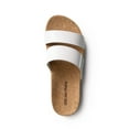 thumbnail image 3 of DREAM PAIRS Women's Platform Wedge Slide Sandals Slip on Comfortable Beach Sandals 2-Strap Cork Fashion Sandal with Arch Support, 3 of 6