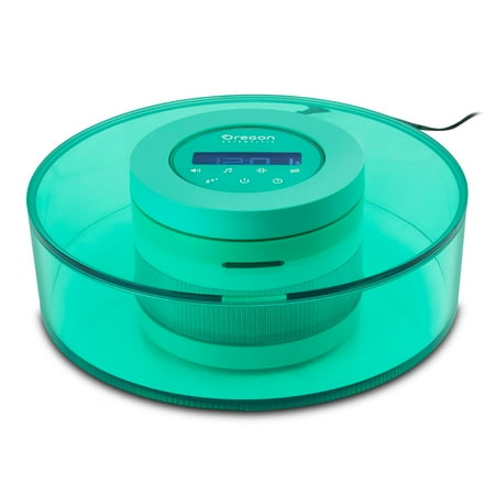 Oregon Scientific, Inc Aurabreeze Essential Oil Aroma Diffuser With Nature Sounds And Clock - Turquoise