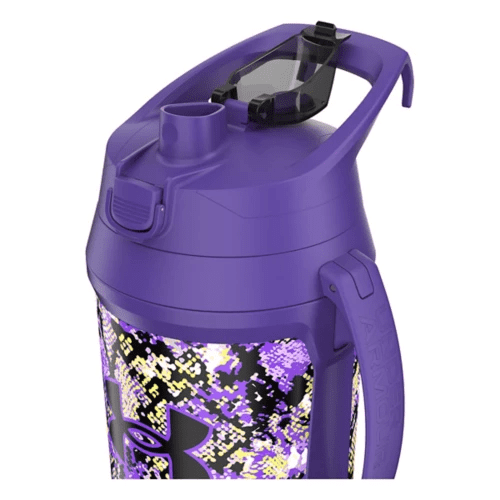 Under Armour Playmaker Jug 64 Oz. Water Bottle, Purple Python