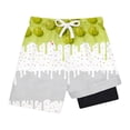 thumbnail image 3 of Shachafan Boys Summer Casual Shorts High Waist Comfortable Loose Fit Printed Elastic Waistband Playwear Shorts For Kids Toddler Toddler Clothes, 3 of 3