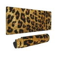 thumbnail image 2 of Pofeuu Golden Leopard Glitter Print Desk Mat for Keyboard and Mouse，Computer Desk Matt for Desktop，Large Mouse Pad for Desk，Desk Pads on Top of Desks 12x31.5in, 2 of 8