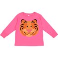 thumbnail image 3 of Inktastic Tiger Face Boys or Girls Long Sleeve Toddler T-Shirt, 3 of 5