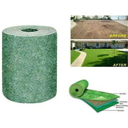 Grass Seed Mat Roll - Biodegradable Lawn Seed Mat - Backyard Plant Growing Grass Seed Germination Blanket one-Piece Solution-just Water and Grow-not Fake or Artificial Turf(1 Pack (3M×0.2M))
