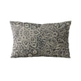 thumbnail image 5 of Plutus Brands Blue Plutus Gardens Paisley Luxury Throw Pillow 22 in x 22in, Double Sided 22" x 22", 5 of 9