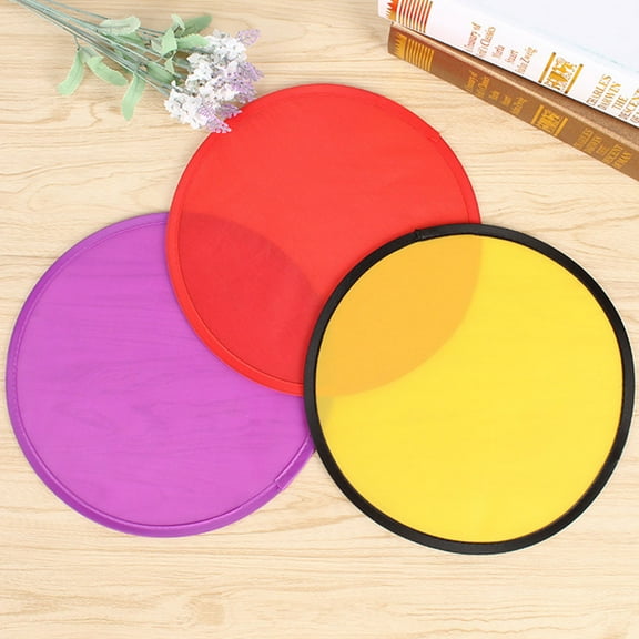 STOBOK 24Pcs Creative Launching Flying Disc Toys Polyester Assorted Favor Children's Day