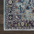 thumbnail image 4 of Nourison Global Vintage Persian Teal/Multicolor 2' x 6' Area Rug, (2x6), 4 of 7