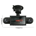 WNFJR 360 Degree 4Channel Dash Cam with Simultaneous Front, Rear, Left