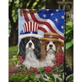 thumbnail image 3 of Carolines Treasures PPP3069GF Cavalier Spaniel USA Flag Garden Size  Small multicolor, 3 of 3