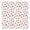 White, variant on Christmas Placemats Set of 6, 12x17 Inch Waterproof Vinyl Mats - Wipeable Table Mats with Snowflake Deer Design for Holiday Dining Decor
