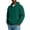 Green, variant on Mens Solid Pullover Hoodie Long Sleeve Hooded Sweatshirt Drawstring Front Pocket Top Yellow L