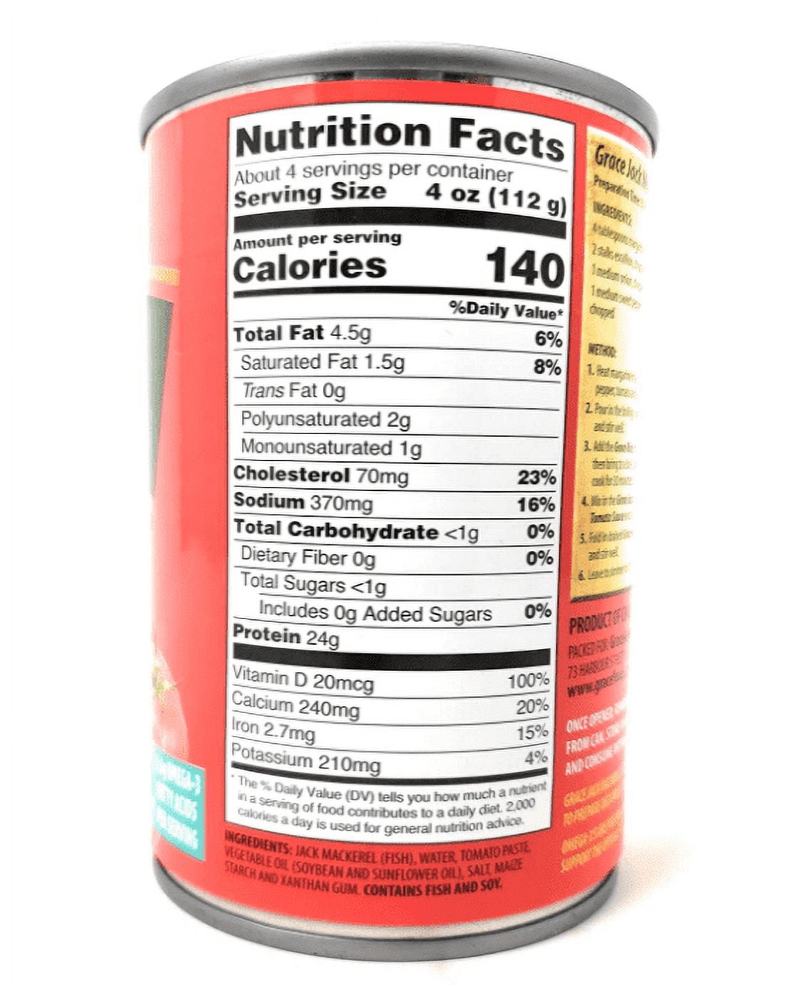 Grace Jack Mackerel in Tomato Sauce (2 Pack, Total of 850g)