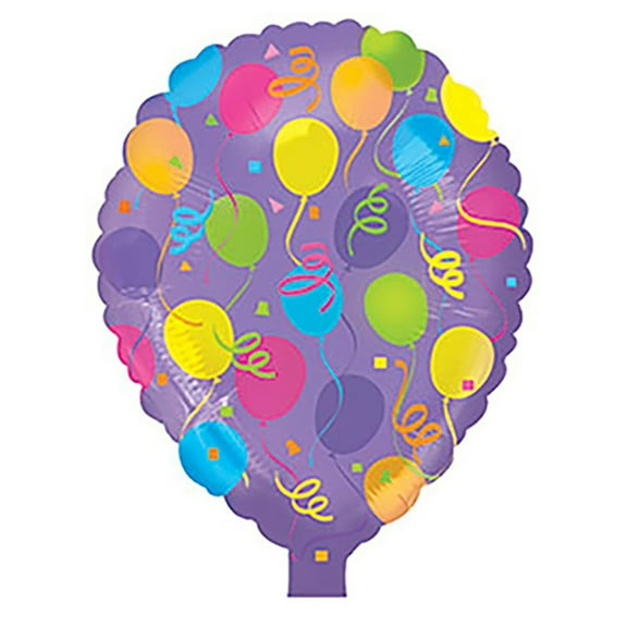 17 inch Party Pattern Latex Foil Mylar Balloon - Party Supplies Decorations