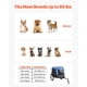 thumbnail image 3 of Remolque para bicicleta para perros VEVOR, remolque para bicicleta para mascotas, transportador para gatos, 30 kg, resistente al agua, 3 of 9