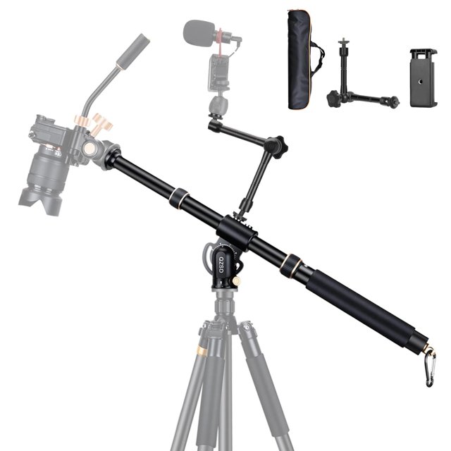 Brazo de Extensión de Trípode de Aluminio Giratorio 360° de 41 Pulgadas para Fotografía de Gran Ángu