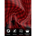 thumbnail image 7 of Red Black Plaid Cloth Napkins Set of 4 Reusable Dinner Napkins, Country Vintage Star Abstract Gingham Cocktail Napkin Washable Table Napkins for Wedding/Holiday Party/Baby Shower 20"x20", 7 of 7