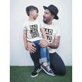 thumbnail image 5 of Rad Dad - Rad Like Dad Matching Father & Son Set Funny Dad & Me Matching Shirts Dad Black Medium / Son White 4T, 5 of 8