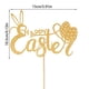 thumbnail image 3 of CaiYueKe Easter Party Cake Topper Decorations Alphabet Number Gold Scallion Paper Flag Inserts for Dessert Cupcake Holiday Celebration Supplies Decorative Flags, 3 of 7