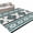 Bronze, variant on Turquoise Boho Entryway Rug 2x3ft Washable Non Slip Bathroom Rug Indoor Floor Front Door Mat Southwestern Ethnic Aztec Retro Geometric Rectangle Area Rugs Carpet for Kitchen Office Dining Room
