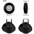 thumbnail image 4 of 50mm Set of 4 Luggage Suitcase Replacement Wheels Rubber Trolley Suitcase Wheels Replacement Parts Swivel Casters Bearings, 4 of 5