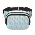 thumbnail image 1 of Fotbe Corgi Dog 1 Cangurera Cuadrada con Estampado de Doble Capa, Bolsa de Cintura Ajustable Mini para Hombres y Mujeres, 1 of 9