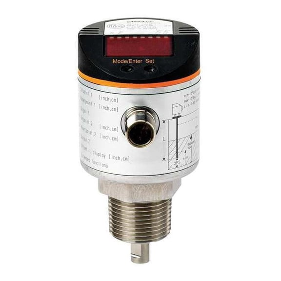 Ifm Electronic Level Sensor,2x NO/NC LR7300