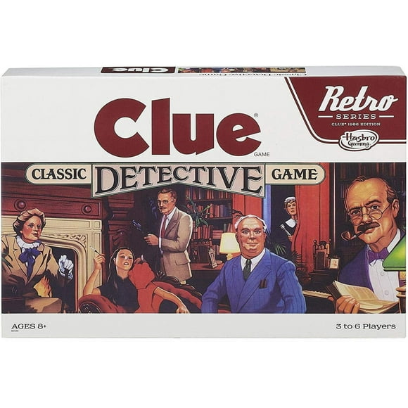 Juego de mesa Hasbro Gaming Retro Series Clue Edición 1986