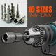 thumbnail image 4 of 10 puntas de destornillador magnético: puntas de destornillador de impacto magnéticas de 6 a 19 mm, adaptador de puntas hexagonales de 1,4", 4 of 5