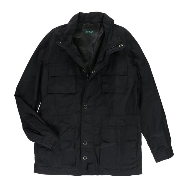 Impermeable Ralph Lauren Longhorne para hombre, negro, 44 regular Ralph Lauren Impermeable