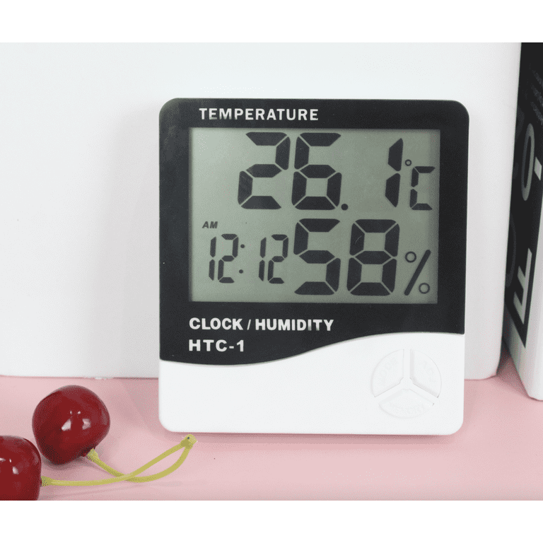 Digital Thermometer Humidity Meter Room Temperature Indoor LCD Hygrometer  X6E4 
