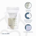 thumbnail image 4 of Pack 30 Bolsas Para Leche Materna Bebesit 200 ml Antiderrame Sin BPA Doble Cierre Hermético, 4 of 7