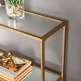 thumbnail image 4 of Hollo Glam Narrow Console, Gold with Mirror, 4 of 13