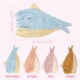 thumbnail image 2 of Unique Bargains Teenager Hair Drying Towel Dry Cap Towel Cap Quick Drying Lightweight Strong Absorbent Blue Beige, 2 of 8