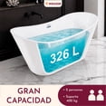 thumbnail image 3 of Tina De Baño Rack and Pack Lujo Fibra De Vidrio 170 X 72 X 70 Cm, 3 of 9