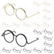 thumbnail image 3 of 20 gafas de muñeca, mini gafas de metal, gafas pequeñas, accesorios para disfraces, gafas de vestir., 3 of 8