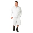 thumbnail image 5 of Dickies Men's Long Sleeve Work Shirt, White, XLT, 5 of 5