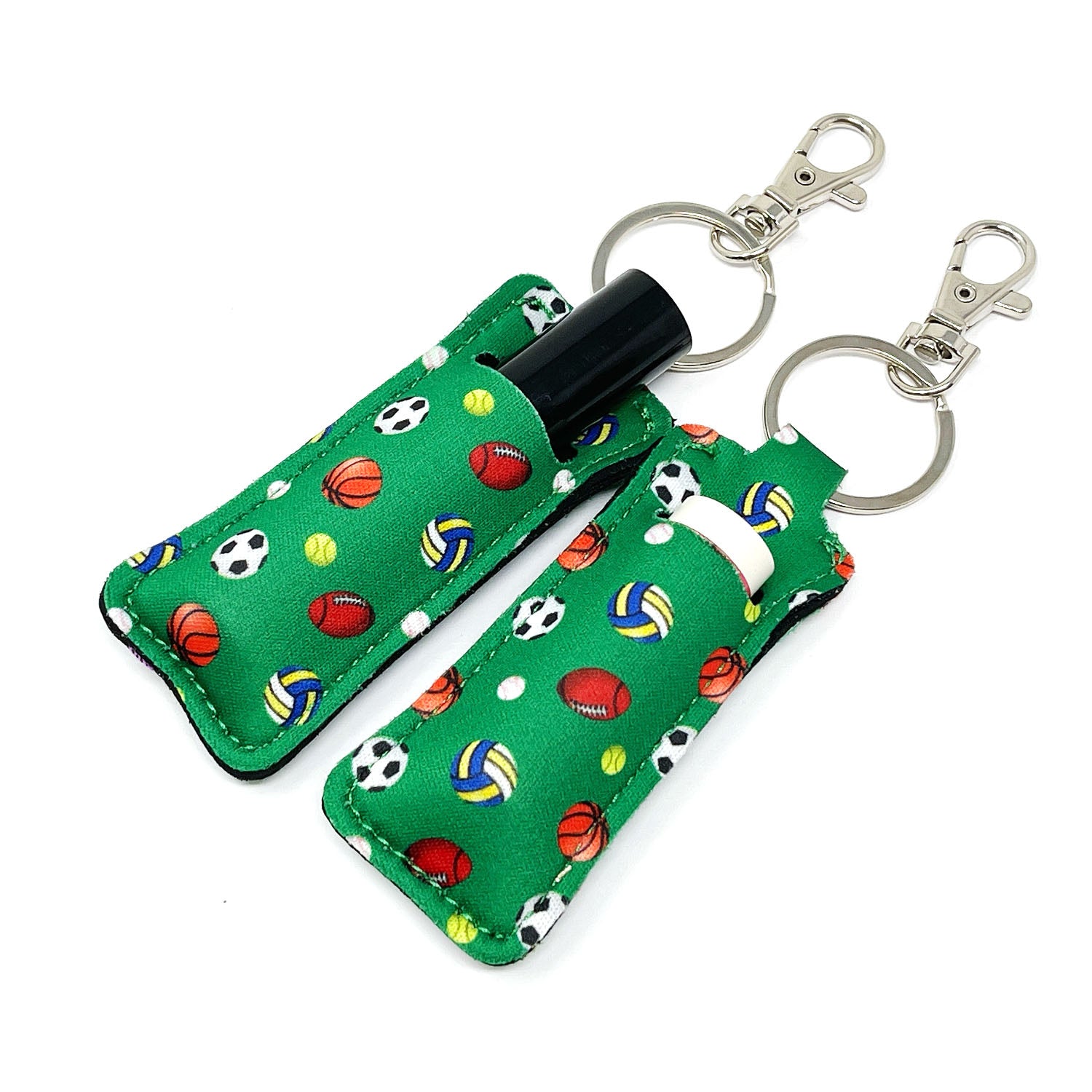 WACAR 10er Set Sublimation Chapstick Halter – Schlüsselanhänger Für Lippenpflege – Weiß, Neopren