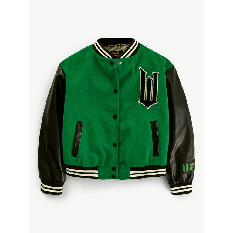 Justice Girls Wicked Varsity Jacket, Sizes XS-XLP - Walmart.com