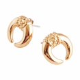 thumbnail image 1 of Fronay VOL117 18k Gold Plated Brass Minotaur Earrings, 1 of 1