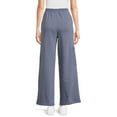 thumbnail image 3 of Self Esteem Juniors Wide Leg Fleece Cargo Pants, Sizes XS-XL, 3 of 5
