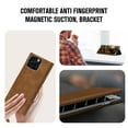 thumbnail image 5 of TECH CIRCLE Magnetic Case For iPhone 15 Pro,Slim Thin Lightweight PU Leather Kickstand Card Slots Case Flip Folio Shockproof Protective Phone Case for Apple iPhone 15 Pro 6.1" 2023,Brown, 5 of 8