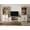 Oak, variant on WAMPAT Farmhouse Entertainment Center with Bookshelf for TVs up to 65",Mid Century Modern TV Stand with 73"H Tall 5-Tier Bookcase with Open Storage and Barn Doors for Living Room,Cream White