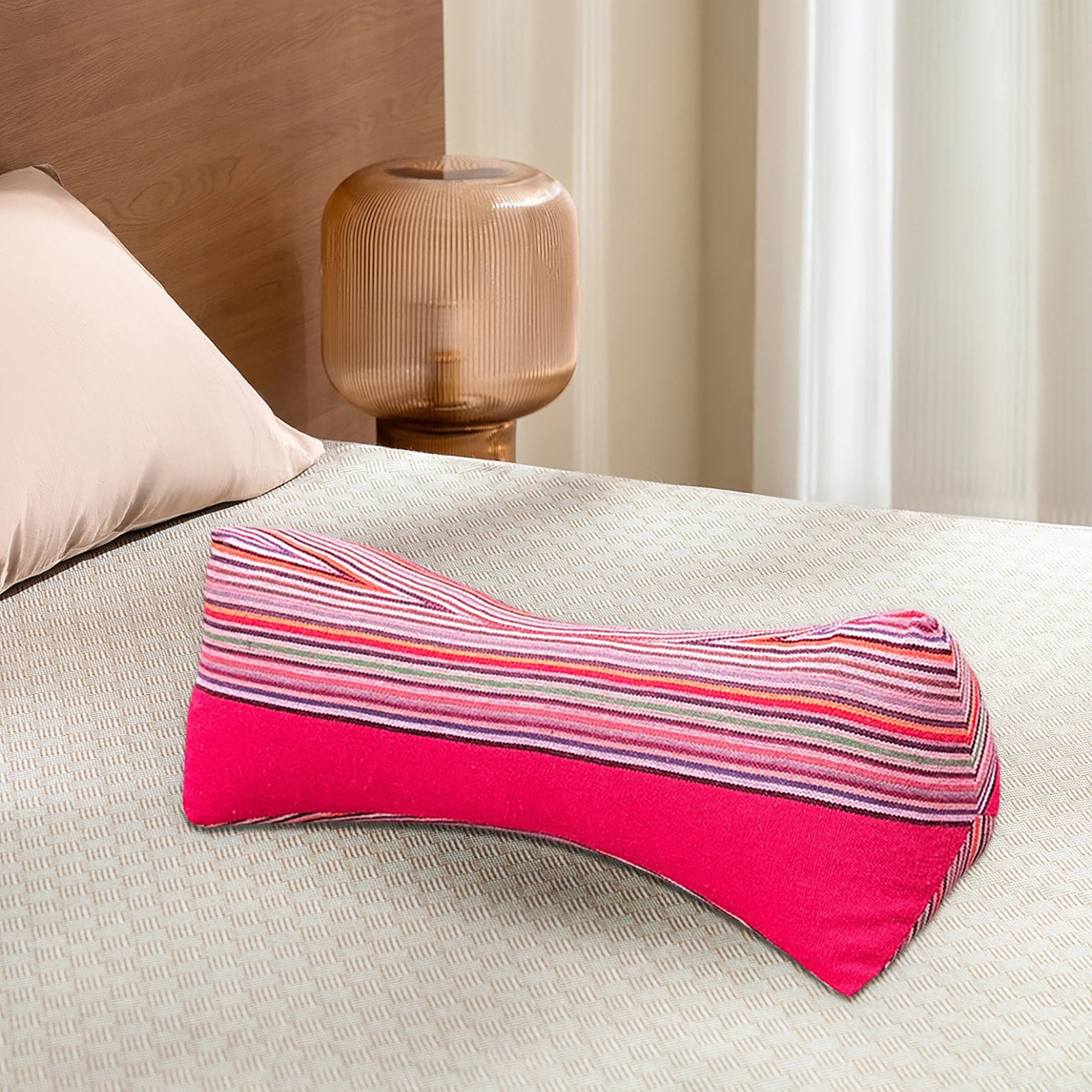 3 Packs Buckwheat Pillow for Neck Pain Relief Cervical Support Pillow with Ergonomic Design for Adults Home Office Travel Buckwheat Filled Pillow Core Orthopedic Bedding