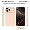 thumbnail image 2 of Cute iPhone 17 Pro Silicone Case for Women - Soft TPU Protective Cover,Rugged Shockproof TPU Bumper, Hard PC Back, Military-Grade Drop Slim Fit for Apple iPhone 17 Pro, Pink, 2 of 7