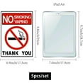 thumbnail image 2 of Waterproof PVC Warning Sign Stickers Rectangle Sign Pattern 25x17.5cm, 2 of 7