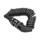 thumbnail image 5 of Candado de cable para casco Contraseña de 4 dígitos Reemplazo multifuncional antirrobo para bicicleta motocicleta Jadeshay A, 5 of 8