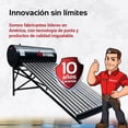 thumbnail image 3 of Calentador Solar AQUASOL Plasteel | 12 Tubos 132L Cuatro Capas Patentado | Ideal para 4 Personas, 3 of 5