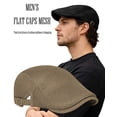 thumbnail image 3 of Minzimin Men's Flat Caps Mesh,2 Pcs Adjustable Breathable Newsboy Beret Ivy Irish  Cabbie Hat for Outdoor Activities, 3 of 8