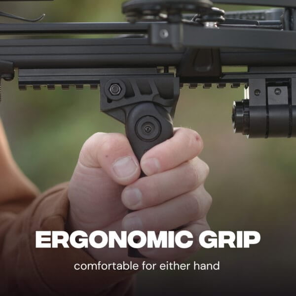 Ballista Folding Vertical Foregrip for Crossbow Nylon Handle Grip Picatinny Weaver 20mm Rail